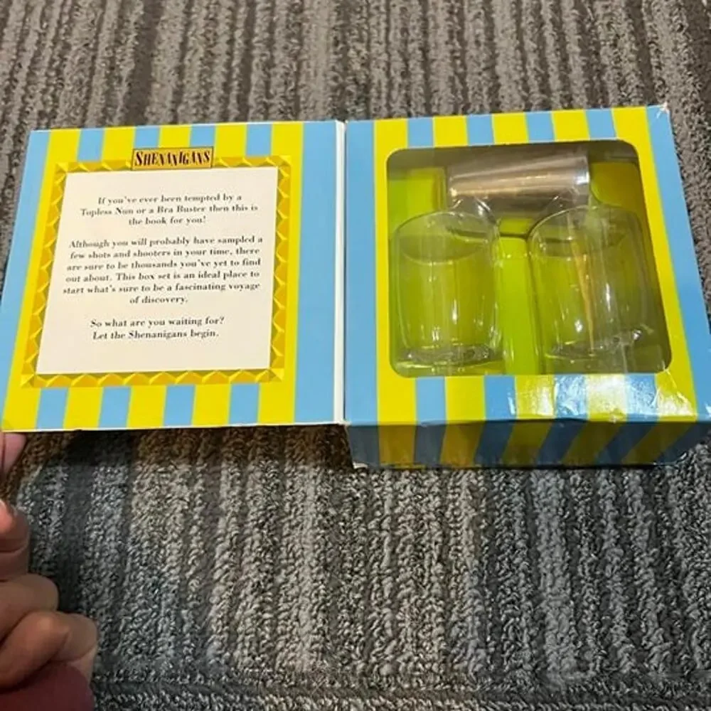 Shenanigans Shots & Shooters Gift Box Set | Shot Glasses, Jigger & Recipe Book
